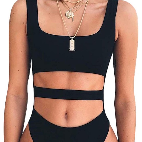 Tops - Tank Top Cut Out Bodysuit